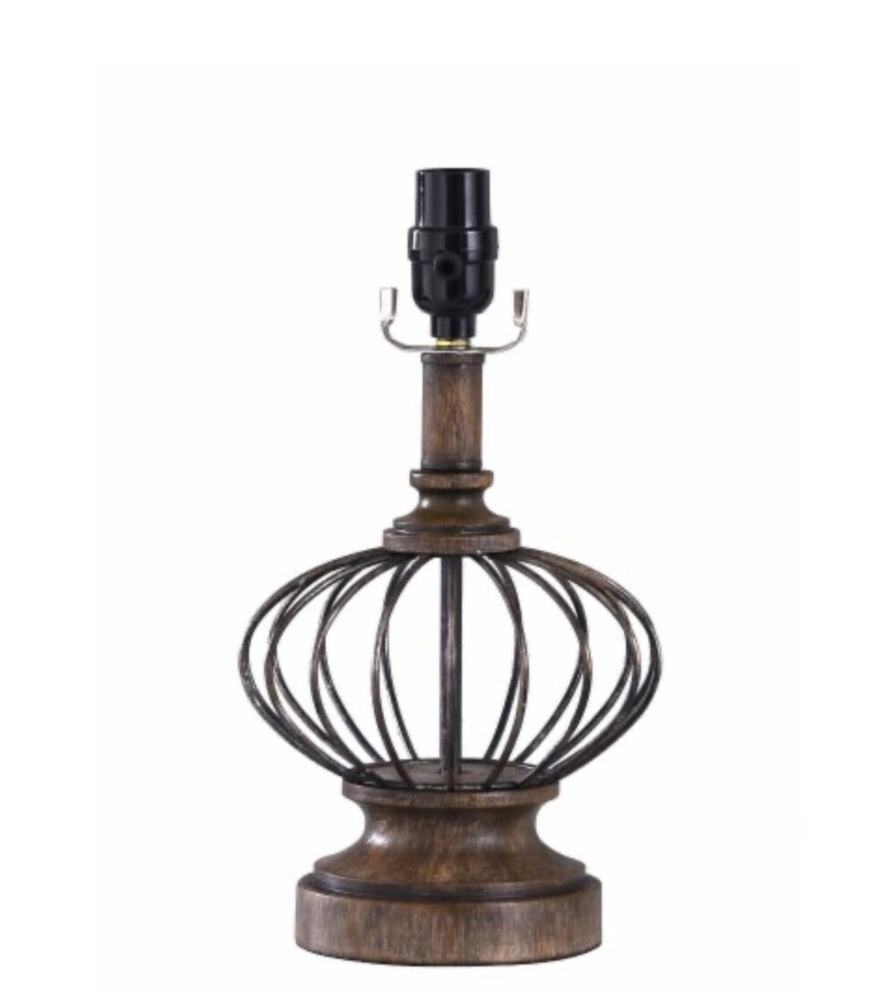 New StyleCraft Table Lamp - Brown Vintage Style